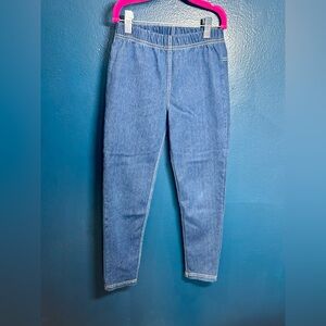 Tea Collection Girls' Stretch Denim Jeggings in Blue
